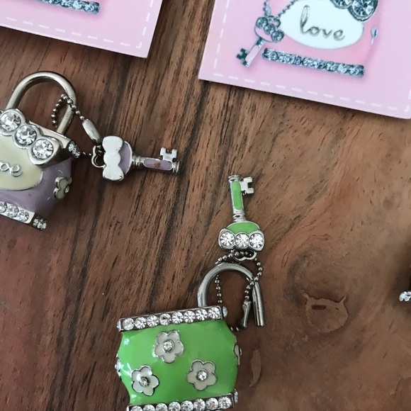 🗝VINTAGE Key Ring & Mini Purse Charm - Picture 4 of 5